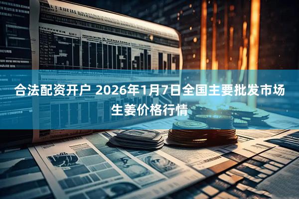 合法配资开户 2026年1月7日全国主要批发市场生姜价格行情