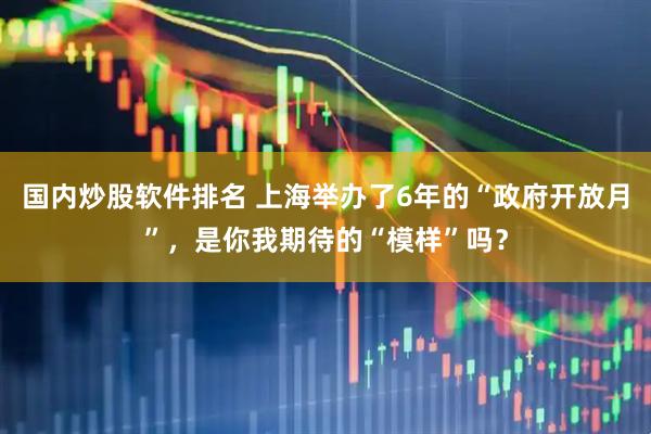 国内炒股软件排名 上海举办了6年的“政府开放月”，是你我期待的“模样”吗？
